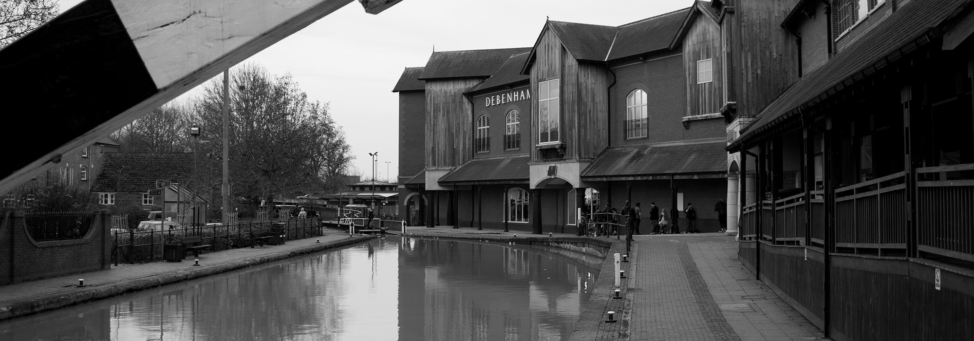 Banbury Canal and shopping centre